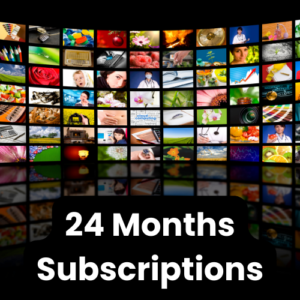 24 Months SMART TV Subscription - Supports All Devices
